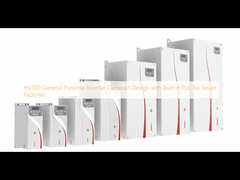 HV300 Inverter de propósito geral Compacto Design com PLC integrado para fábricas inteligentes