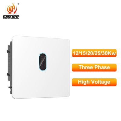 IP66 Three Phase Hybrid Inverter 120V-800V 15kw 20kw 25kw 30kw MPPT On/Off Grid 3 Phase 12kw Solar Inverter