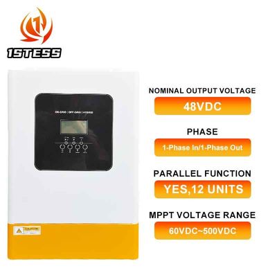 GM Wholesale 6.2KW Solar Hybrid Inverter On/Off Grid Hybrid Inverter 120A MPPT Pure Sine Wave 48V 6.2kw Hybrid Solar Inverter