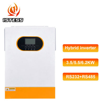 48V 6200W Solar Hybrid Inverter On/Off Grid Single Phase 5.5KW Pure Sine Wave Hybrid Inverter 48V 6.2KW Hybrid Solar Inverter