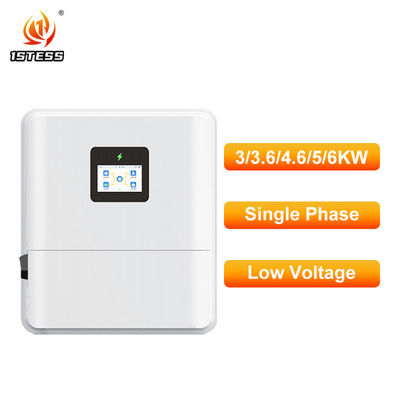 Low Voltage IP65 Single Phase 48V 3kw 3.6kw 4.6kw Solar Hybrid Inverter On/Off Grid 48V 5kw 6kw Hybrid Solar Inverter with MPPT